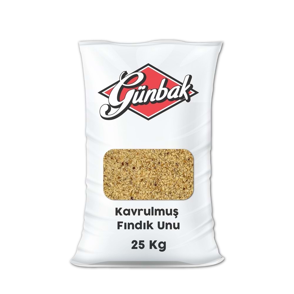 Kavrulmuş Fındık Unu Çuval 25 KG
