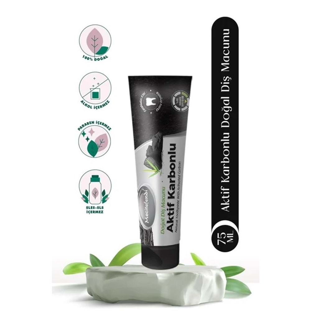 Cosmecit Doğal Aktif Karbonlu Diş Macunu 125 Gr