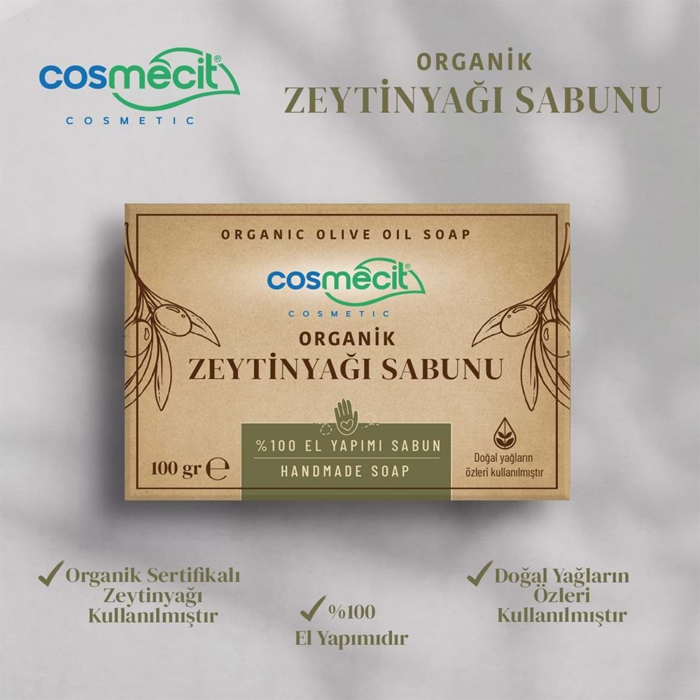 Cosmecit Organik Zeytinyağı Sabunu 100 Gr
