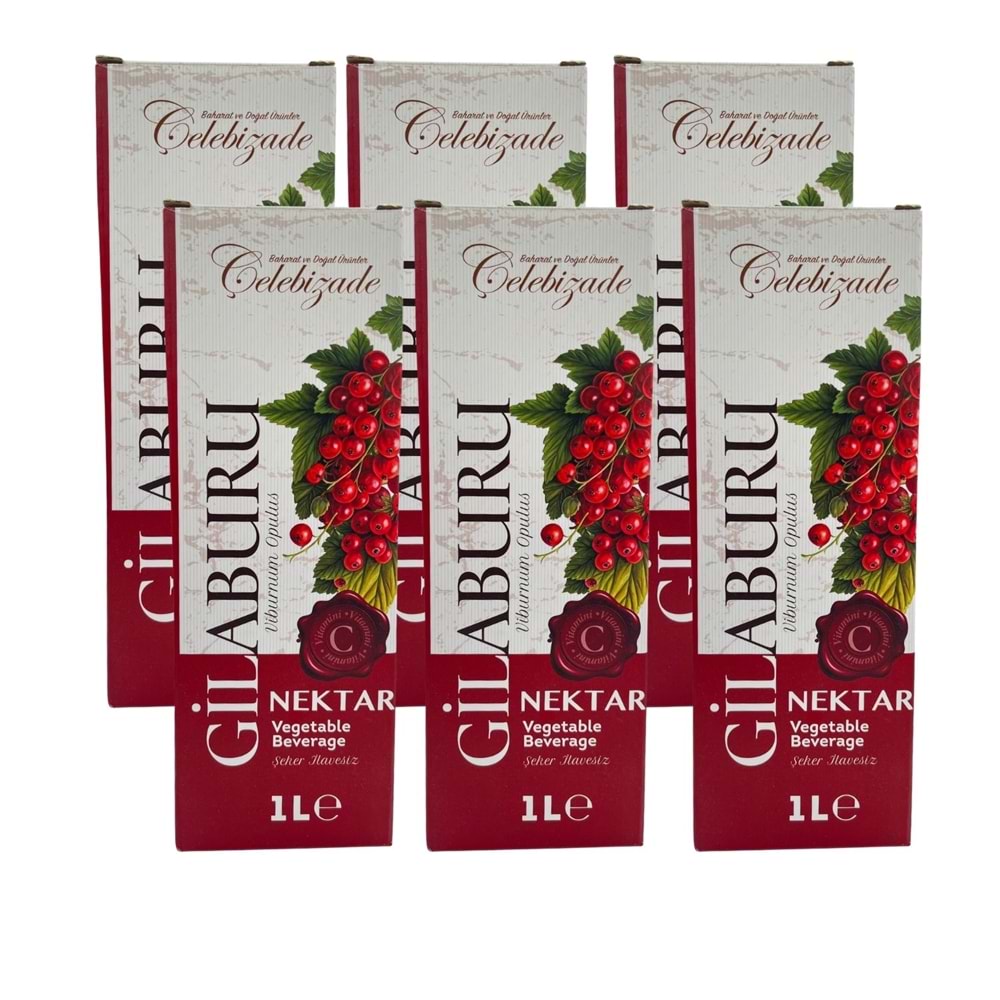 Çelebizade Gilaburu Nektar 1 Lt X 6 Adet