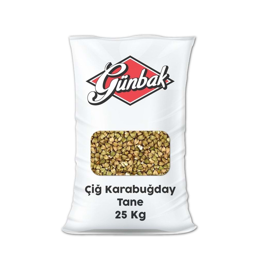 Çiğ Karabuğday Tane Çuval 25 KG