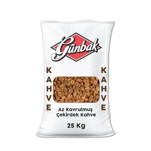 Günbak Çekirdek Kahve Az Kavrulmuş Çuval 25 Kg