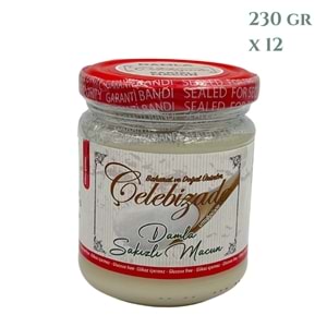 Çelebizade Damla Sakızlı Macun 230 Gr X 12 Adet