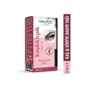 Cosmecit Kaş ve Kirpik Bakım Yağı Kutu 2 Adet X 8 ML