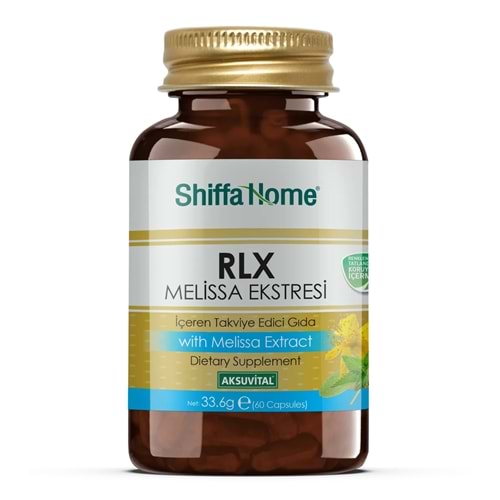 Shiffa Home RLX Melissa Ekstresi 33,6 Gr 60 Kapsül
