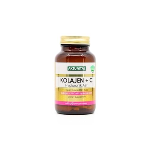 Aksu Vital Kolajen +C Hyaluronik Asit 81 Gr 60 Kapsül