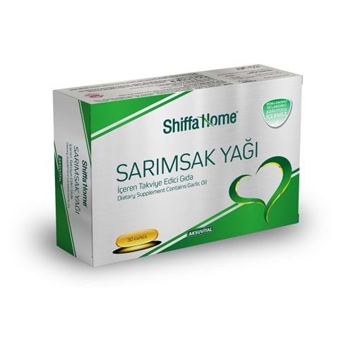 Shiffa Home Sarımsak Yağı 1000 Mg 30 Softjel Kapsül