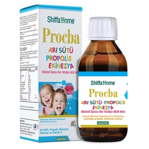 Shiffa Home Procba Arı Sütü Propolis Ekinezya Ekstresi İçeren Sıvı Takviye Edici Gıda100 ML