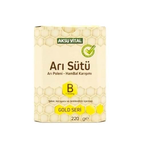 Aksu Vital Arı Sütü Arı Poleni Hambal Karışımı Bebe Doz 220 Gr