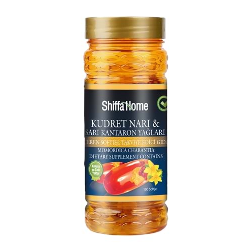 Shiffa Home Sarı Kantaronlu Kudret Narı 134 Gr 100 Softjel Kapsül