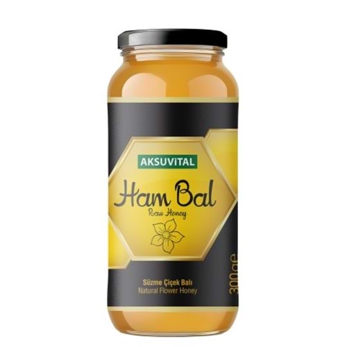 Aksu Vital Ham Süzme Çiçek Balı 300 Gr