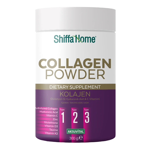 Shiffa Home Kolajen Glutatyon Hyluronik Asit C Vitamini İçeren Takviye Edici Gıda 300 GR