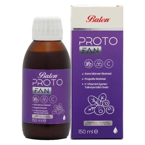 Balen Protofan Karamürver Propolis Ekstresi C Vitamini İçeren Takviye Edici Gıda 150 ML