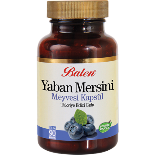 Balen Yaban Mersini Meyvesi Ekstraktı 375 Mg 90 Kapsül