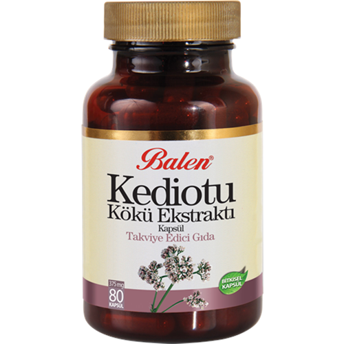 Balen Kedi Otu Kökü Ekstraktı 375 Mg 80 Kapsül