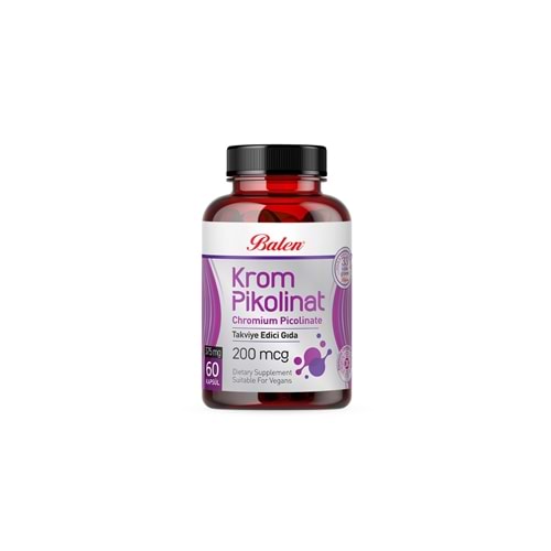 Balen Krom Pikolinat 375 Mg 60 Kapsül