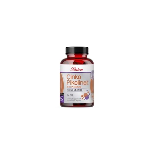 Balen Çinko Pikolinat 375 Mg 60 Kapsül