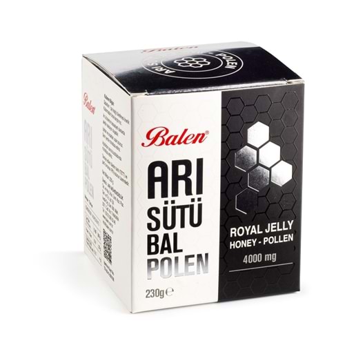Balen Arı Sütü Bal Polen 230 Gr 4000 Mg