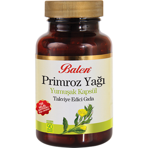 Balen Primroz Yağı 650 Mg 90 Yumuşak Kapsül