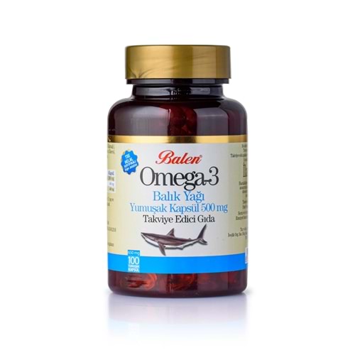 Balen Omega-3 Balık Yağı Yumuşak Kapsül 500 Mg 100 Kapsül 650 Mg