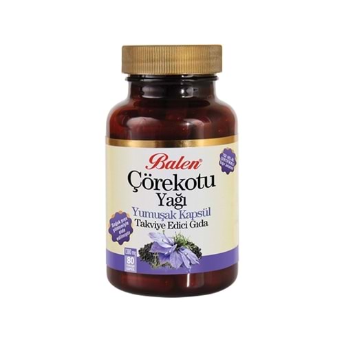 Balen Çörekotu Yağı 1380 Mg 80 Kapsül