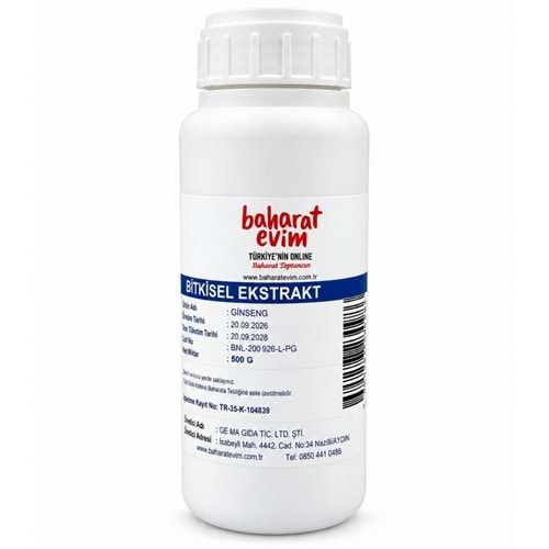 Ginseng Ekstrakt 500 GR