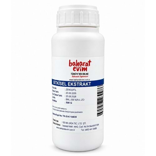 Zencefil Ekstrakt 500 GR