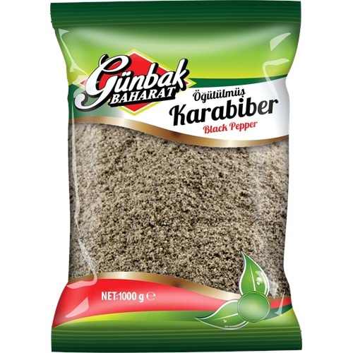 Günbak Öğütülmüş Karabiber Paket 1 Kg