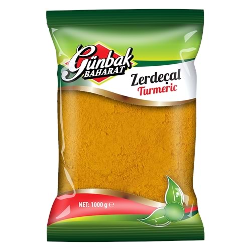 Günbak Öğütülmüş Zerdeçal Paket 1 Kg