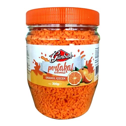 Günbak Portakal Aromalı Granül İçecek Pet 300 Gr.