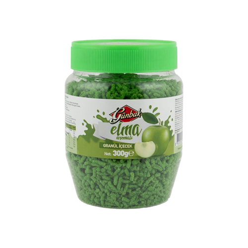 Günbak Elma Aromalı Granül İçecek Pet 300 Gr.