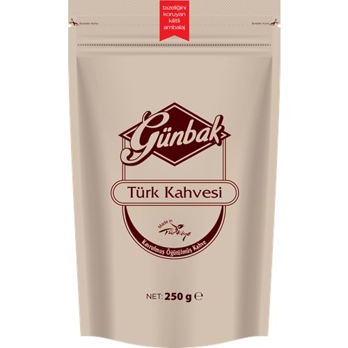 Günbak Türk Kahvesi Doypack Paket 250 Gr