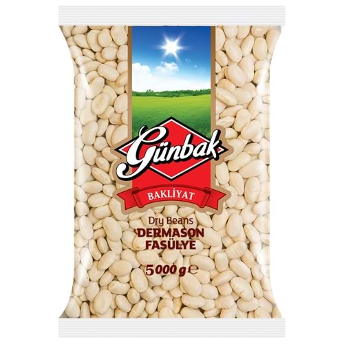Günbak Dermason Fasulye Dökme 5 Kg