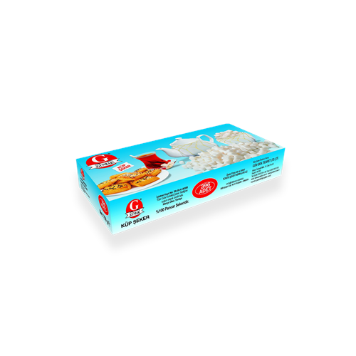 Günbak Küp Şeker Koli 750 Gr (396 Adet) 20 Paket