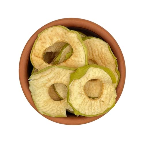 Yeşil Elma Kurusu Halka Cips Naturel 1 Kg