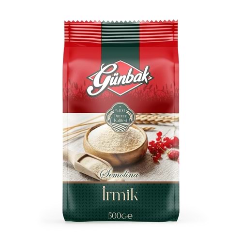 Günbak İrmik Vakumlu Paket 500 Gr