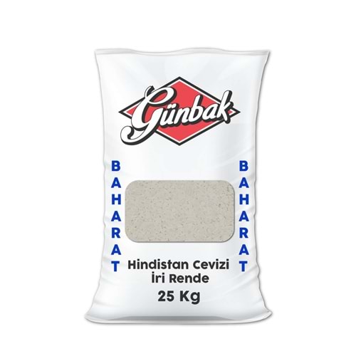 Günbak Hindistan Cevizi Yağsız İri Rende Çuval 25 Kg