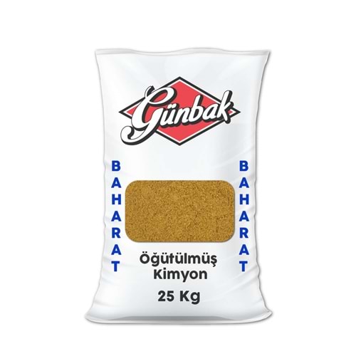 Günbak Öğütülmüş Kimyon Çuval 25 Kg