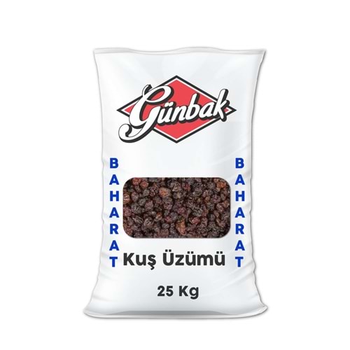 Günbak Kuş Üzümü Çuval 25 Kg