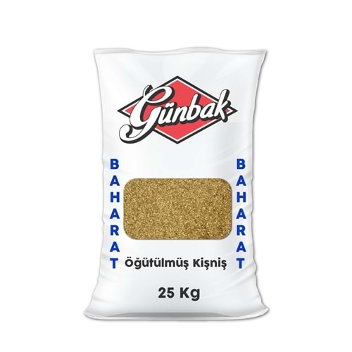 Günbak Öğütülmüş Kişniş Çuval 25 Kg