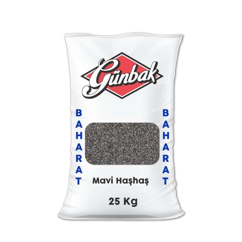 Günbak Mavi Haşhaş Çuval 25 Kg