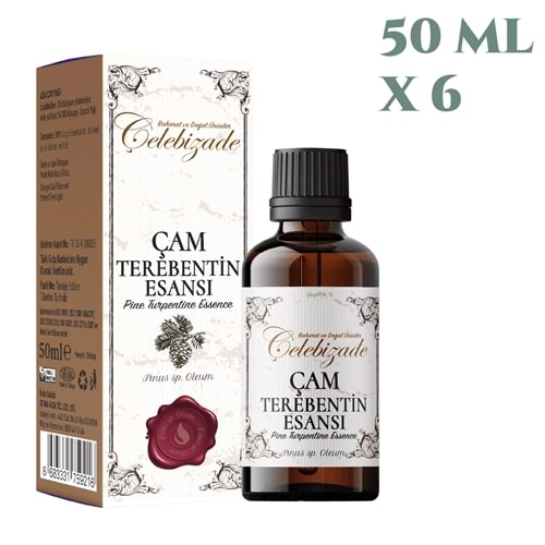 Çelebizade Çam Terebentin Esansı 50 ML X 6 Adet