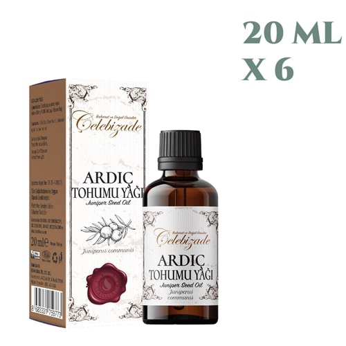 Çelebizade Ardıç Tohumu Yağı 20 ML X 6 Adet