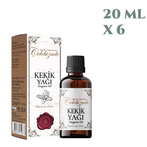 Çelebizade Kekik Yağı 20 ML X 6 Adet