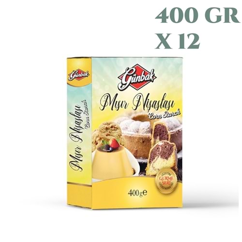Günbak Mısır Nişastası 400 Gr X 12 Adet