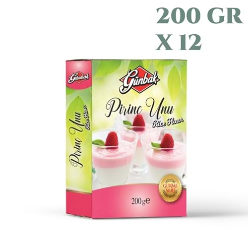 Günbak Pirinç Unu 200 Gr X 12 Adet