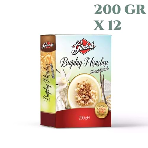Günbak Buğday Nişastası 200 Gr X 12 Adet