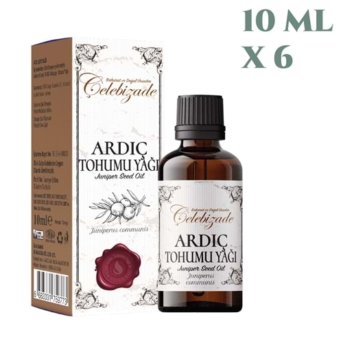 Çelebizade Ardıç Tohumu Yağı 10 ML X 6 Adet