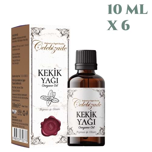 Çelebizade Kekik Yağı 10 ML X 6 Adet