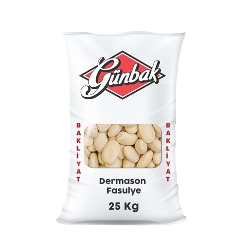 Günbak Dermason Fasulye Çuval 25 Kg
